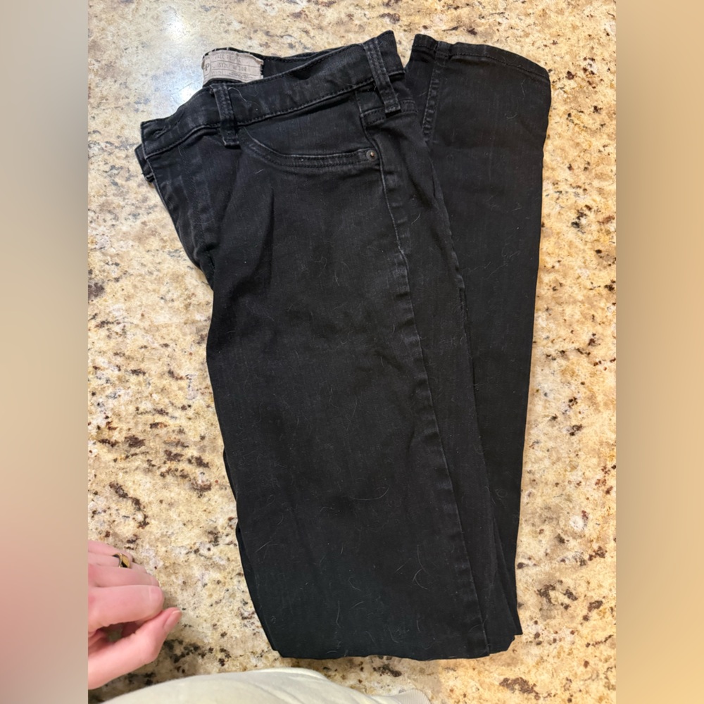 Free People Black jeggings 30